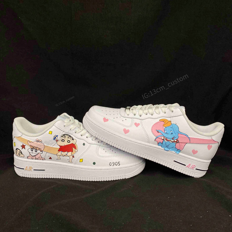 0511-Crayón Shin-chan y Ai-chan elefante adorable