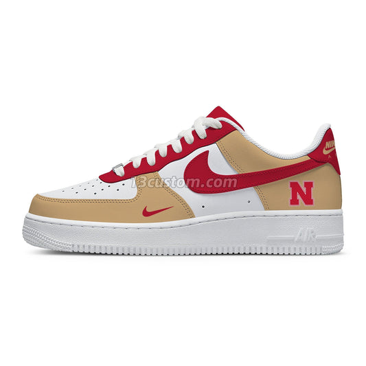 Nebraska College Custom Sneakers