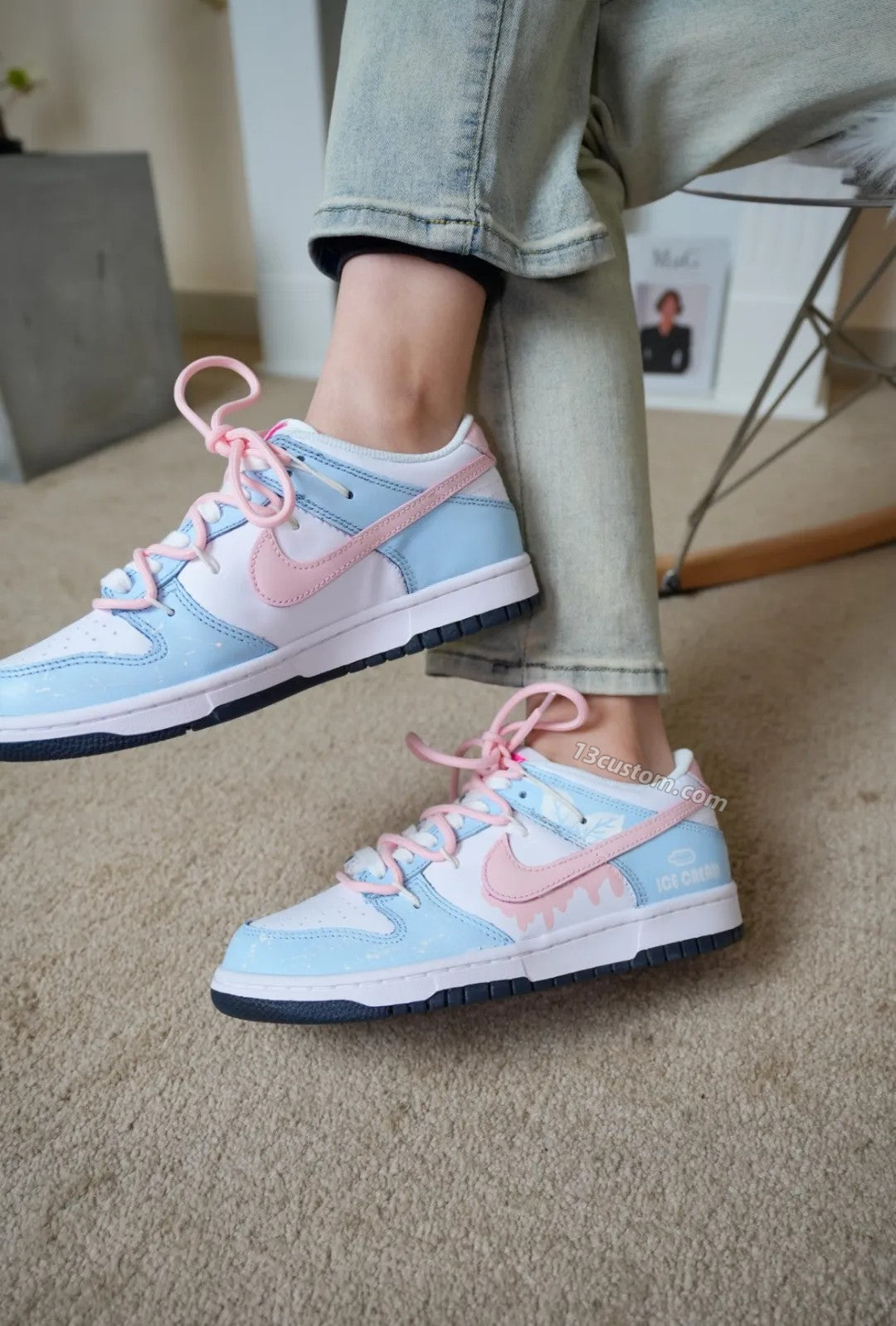 0077-Dunk 冰淇淋 粉藍