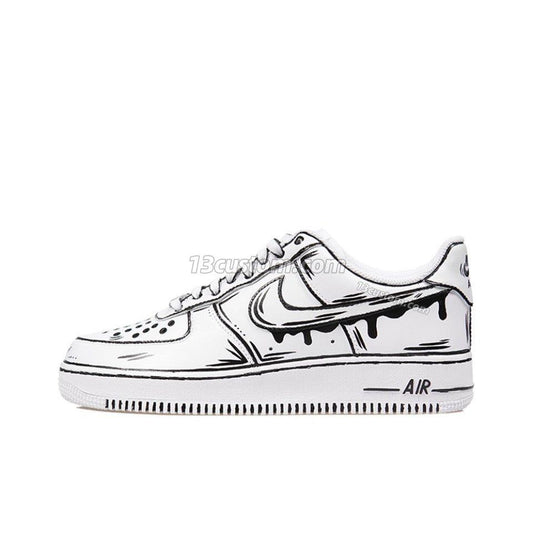 0056-AF1 2D黑白素描漏液效果
