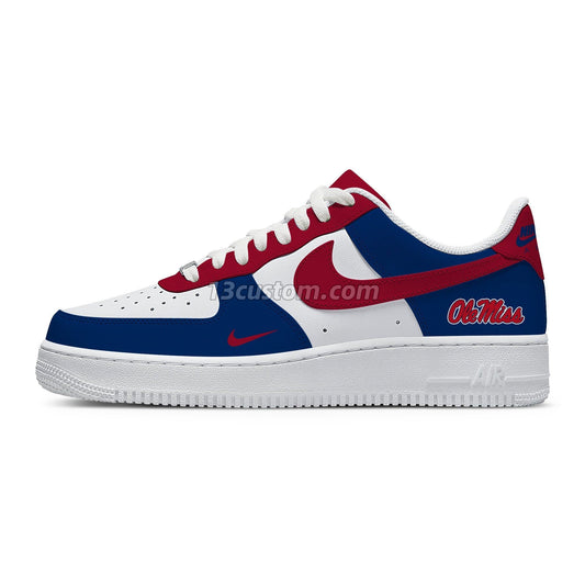 Ole Miss College Custom Sneakers