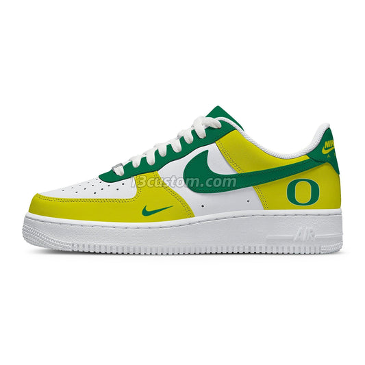 Oregon College Custom Sneakers