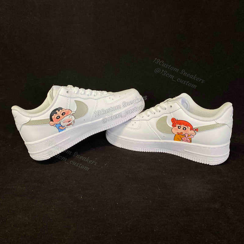 0514-Crayon Shinchan Gray Check