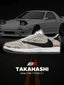 倒鉤TS Keisuke Takahashi RX-7 FC3S客製化 倒鉤低幫 運動鞋-V1款