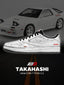 倒鉤TS Keisuke Takahashi RX-7 FC3S客製化 倒鉤低幫 運動鞋-V2款