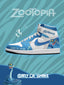 AJ1 H 動物方城市-蛇哥 V1 客製化運動鞋