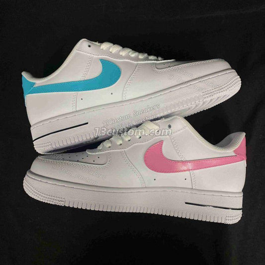 0512-Dinosaurier Kleiner Shin Blaue und Rosa Entenpaar Schuhe