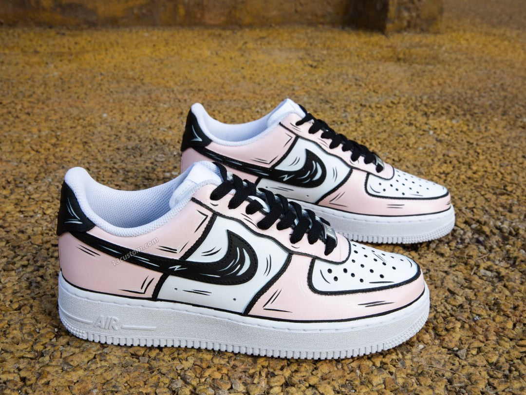 0065-AF1 2D 분홍검정