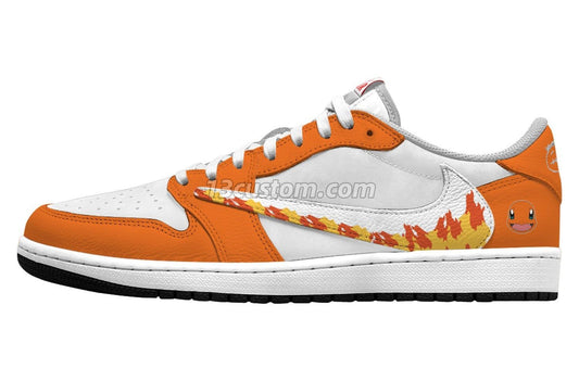 Charmander V.1 Maßgeschneiderte TS Low Sneakers