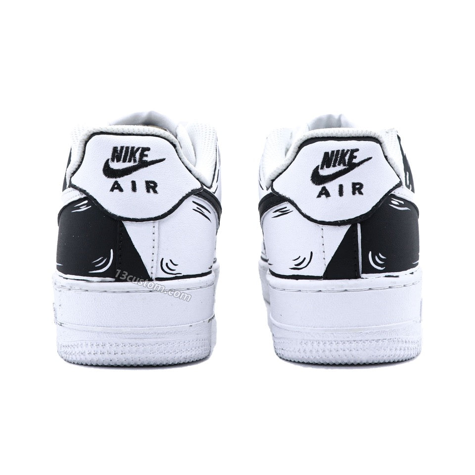 0070-AF1 2D Blanco y negro mandarina