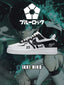 AF1 藍色監獄-二子一揮 V2 客製化運動鞋