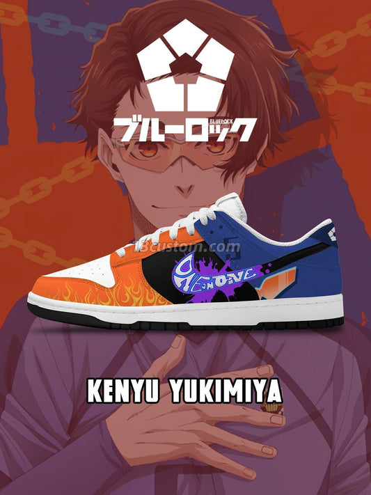 Kenyu Yukimiya V.6 Custom Court-Low Sneakers
