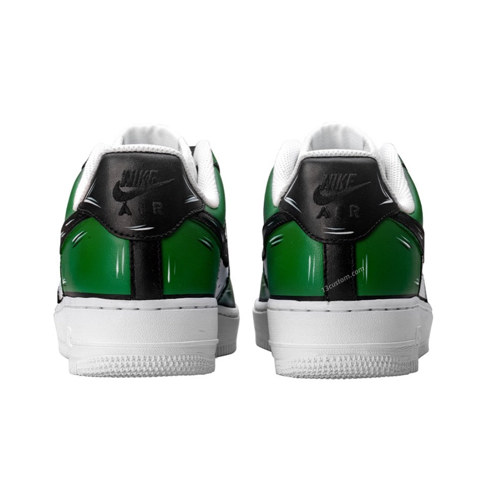 0063-AF1 2D combinación verde y negro