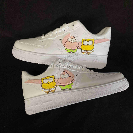0672-Q-Version SpongeBob rosa Logo
