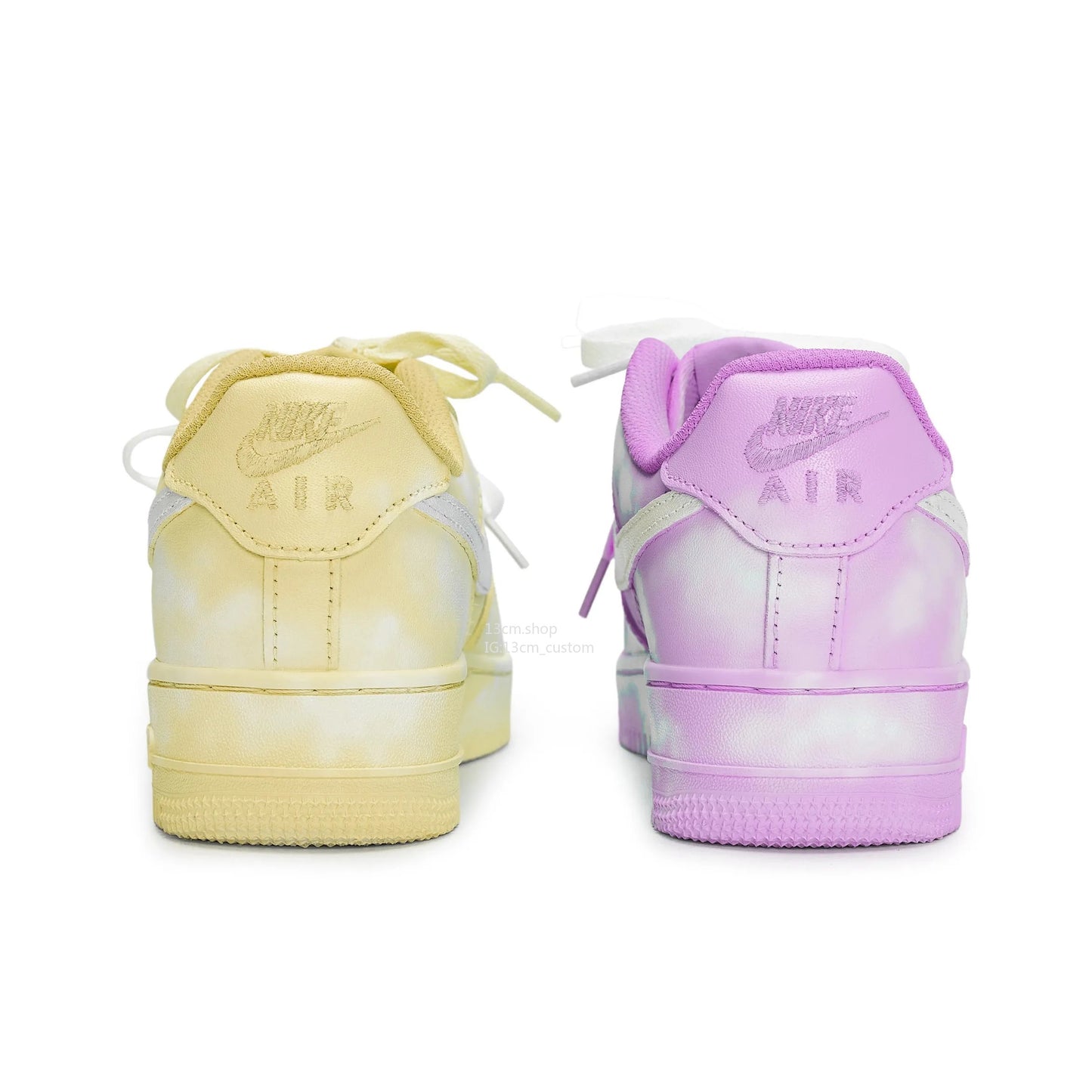 0144-雲朵物語鴛鴦鞋撞色黃粉