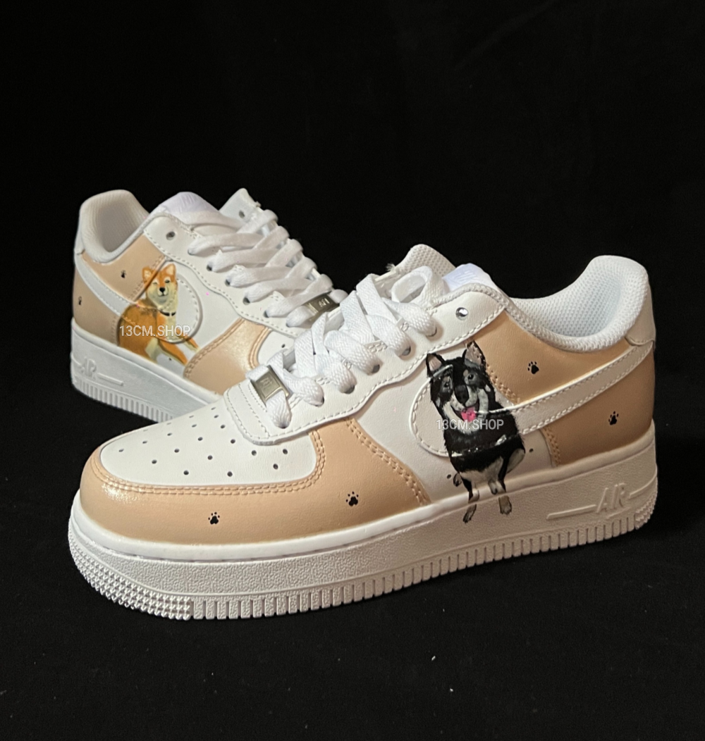 0024-AF1 perro dibujado a mano