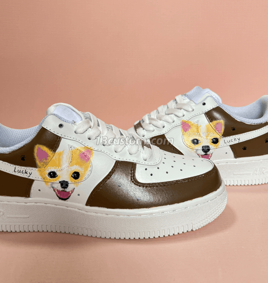 0013-AF1 handgezeichnete Hunde