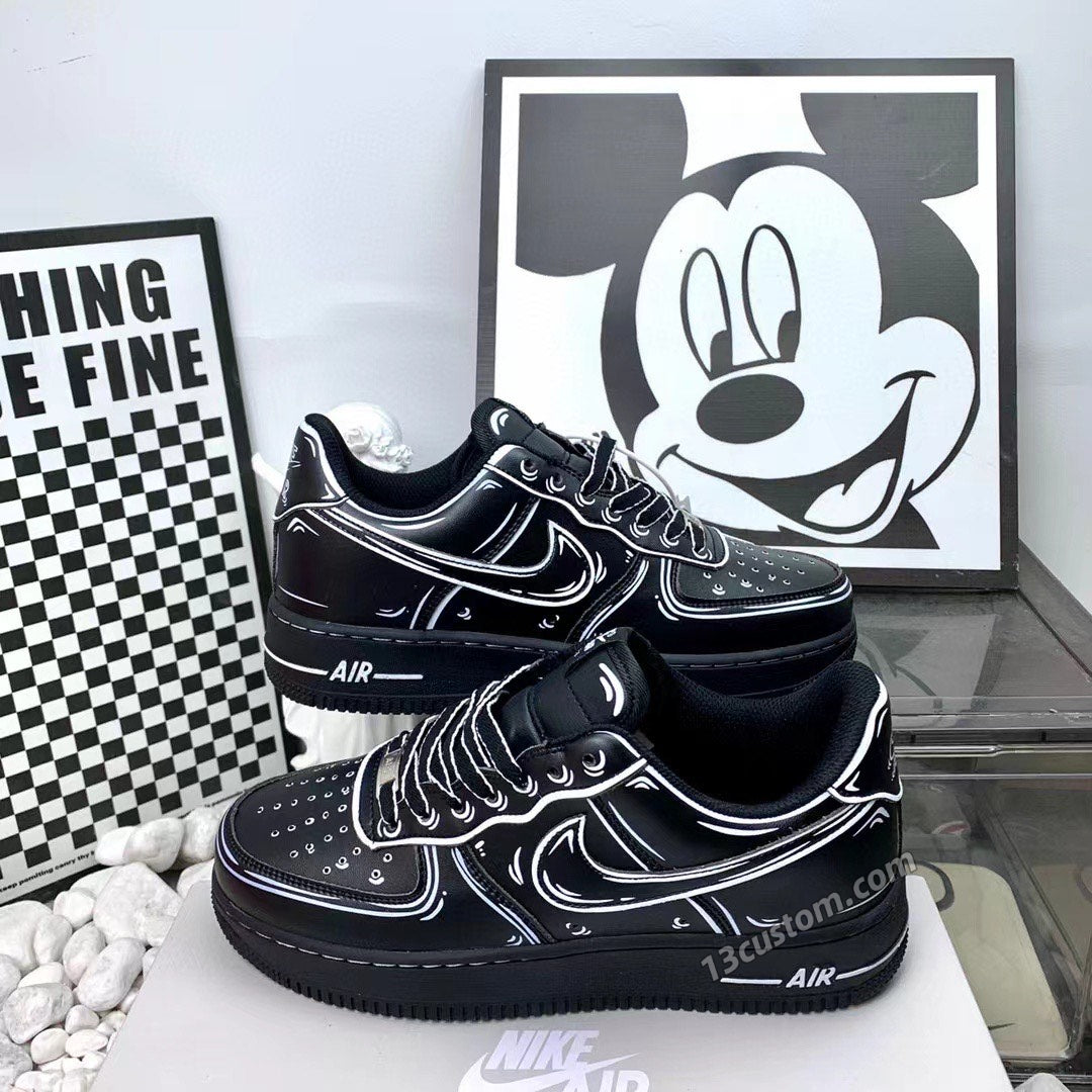 AF1 2D 白黒反転色