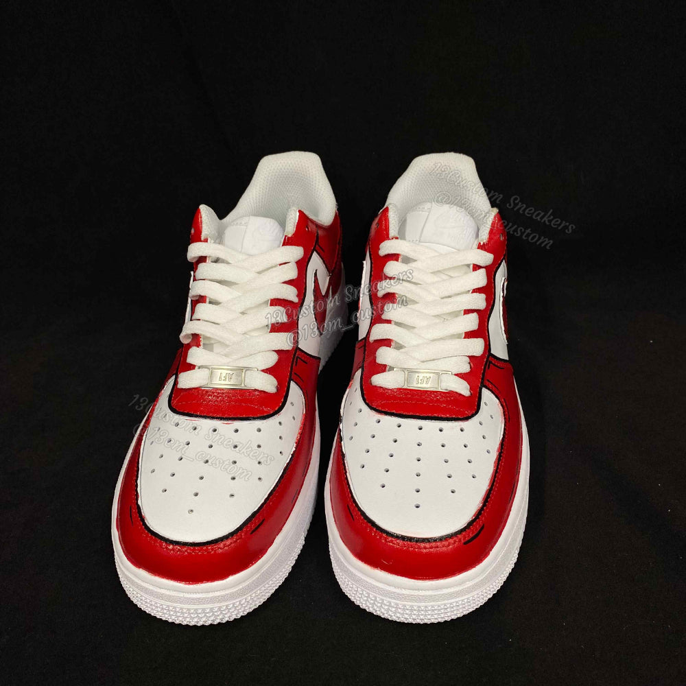 0594-Jugador de baloncesto en rojo completo