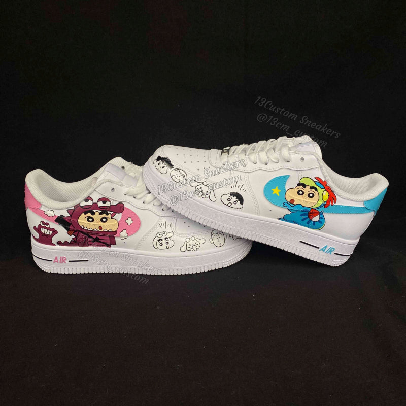 0512-Dinosaurier Shin Chan blaue und rosa Entenpantoffeln