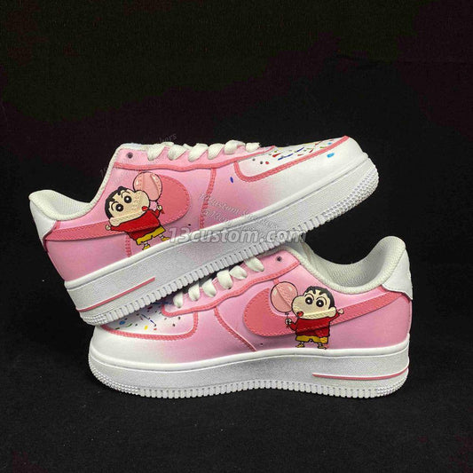 0545-Crayon Shinchan Nini Vollflächiger Farbverlauf Rosa