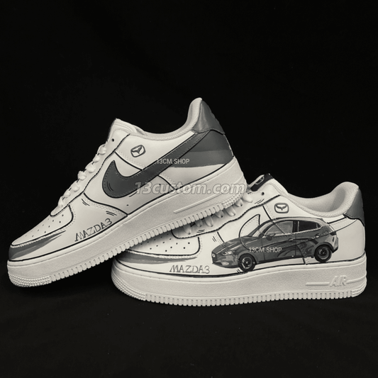 0005-AF1MAZDA Grau-Weiß