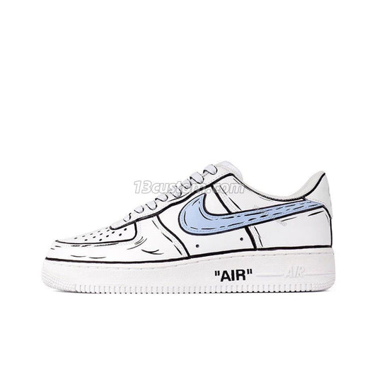 0061-AF1 2D 天藍色