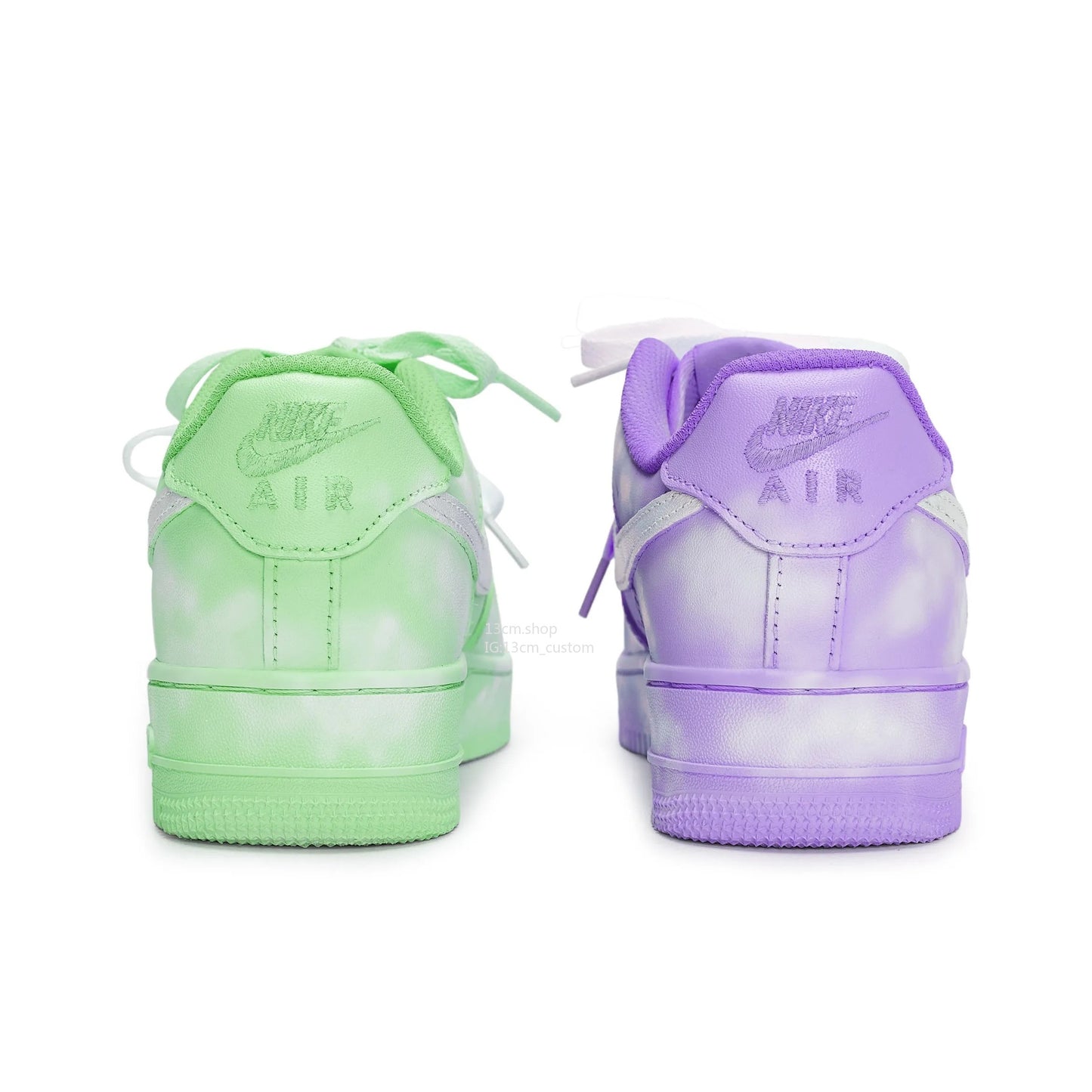 0143-雲朵物語鴛鴦鞋撞色綠紫