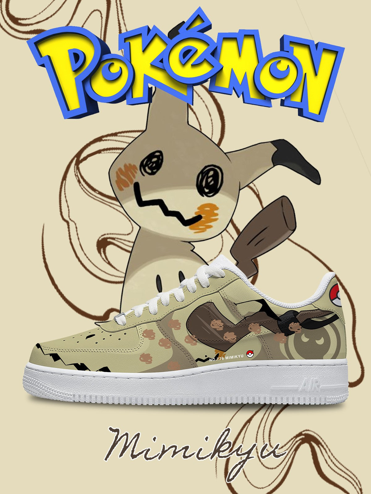 Mimikyu V.2 Custom Air-Style Sneakers