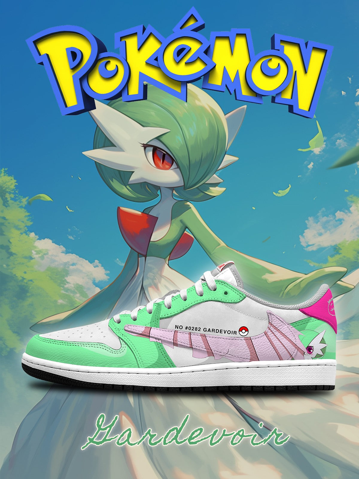 Gardevoir V.1 Custom TS Low Sneakers