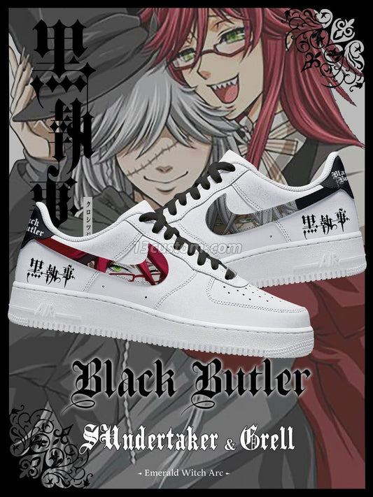 Undertaker and Grell V.2 Custom Sneakers