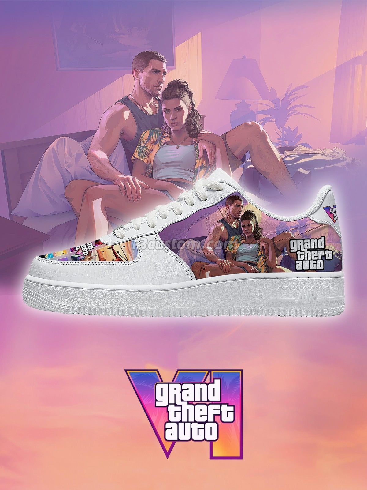 AF1 G.T. VI客製化運動鞋-V5款 Image principale du produit