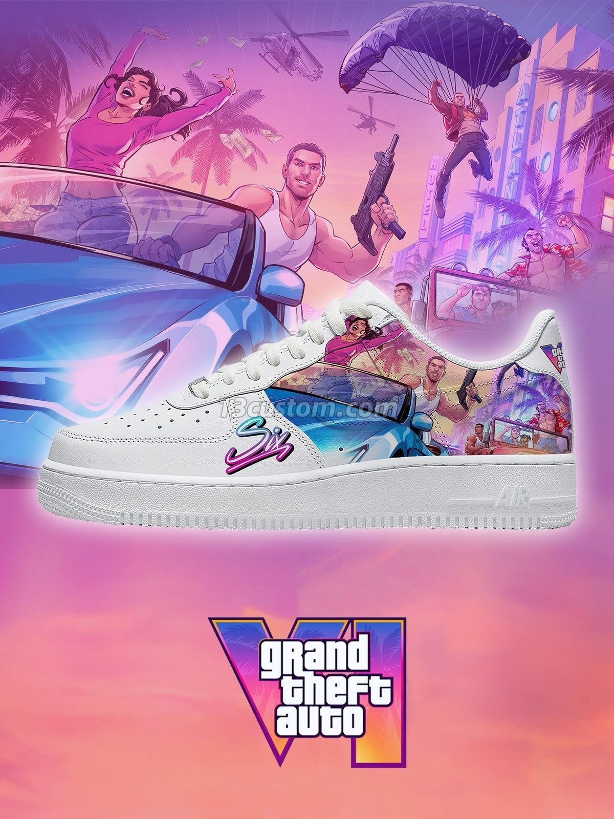 AF1 G.T. VI客製化運動鞋-V6款 Image principale du produit