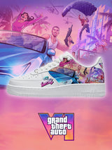 G.T.A VI V.6 Custom Sneakers - 13custom