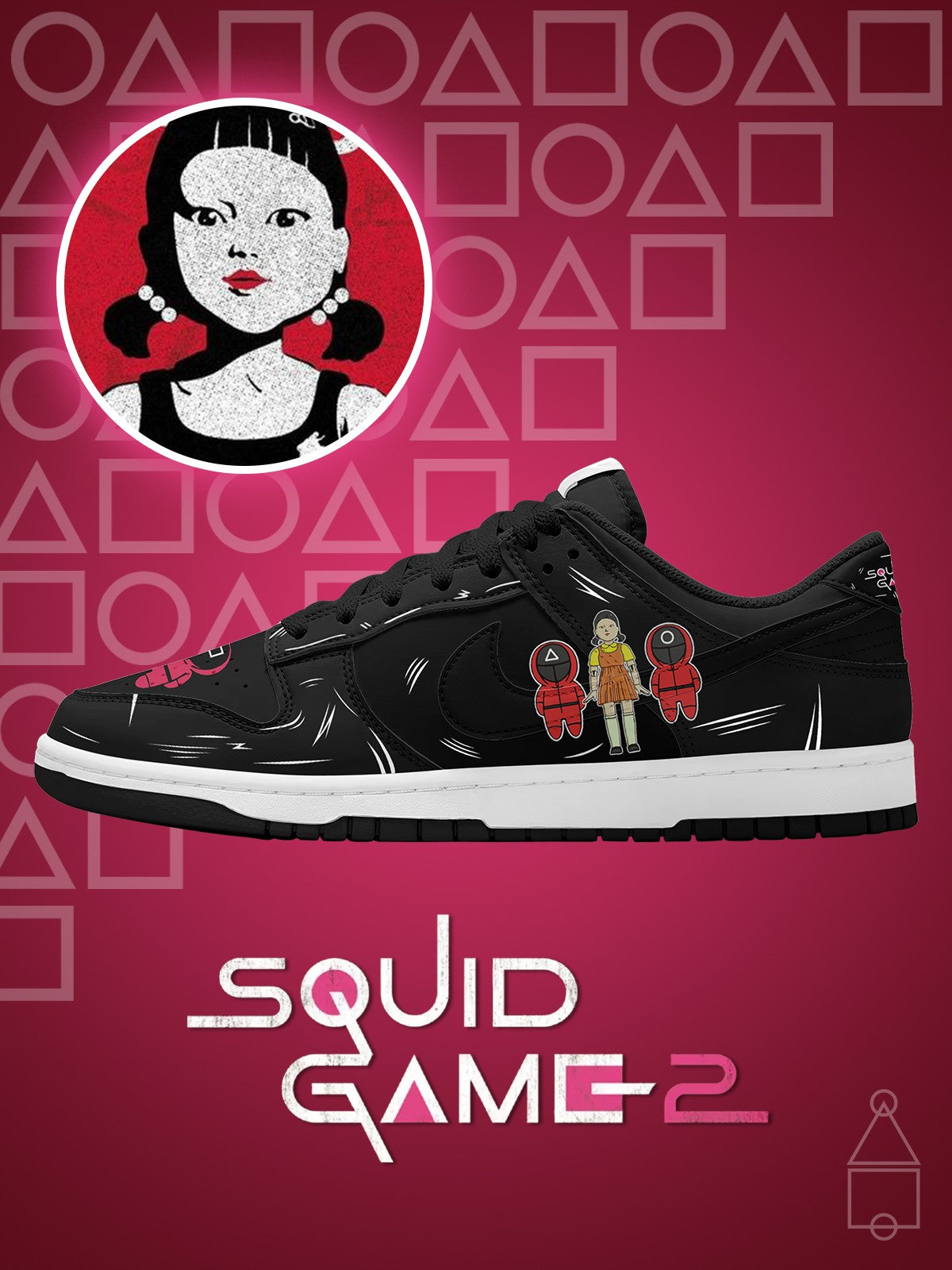 Young-hee V.1 Custom Court-Low Sneakers - 13custom