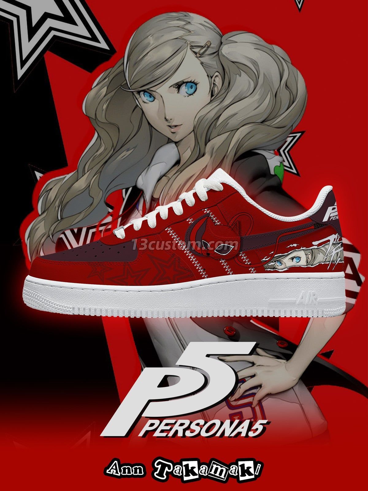 AF1 Ann Takamaki客製化運動鞋-V1款
