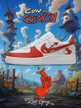 Red Guy V.1 Custom Air-Style Sneakers