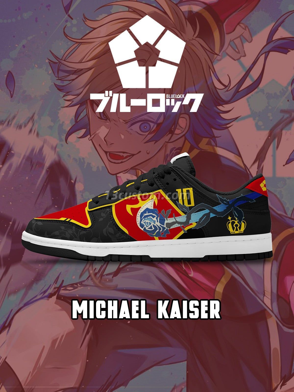 DK Michael Kaiser客製化 Court-低幫 運動鞋-V6款