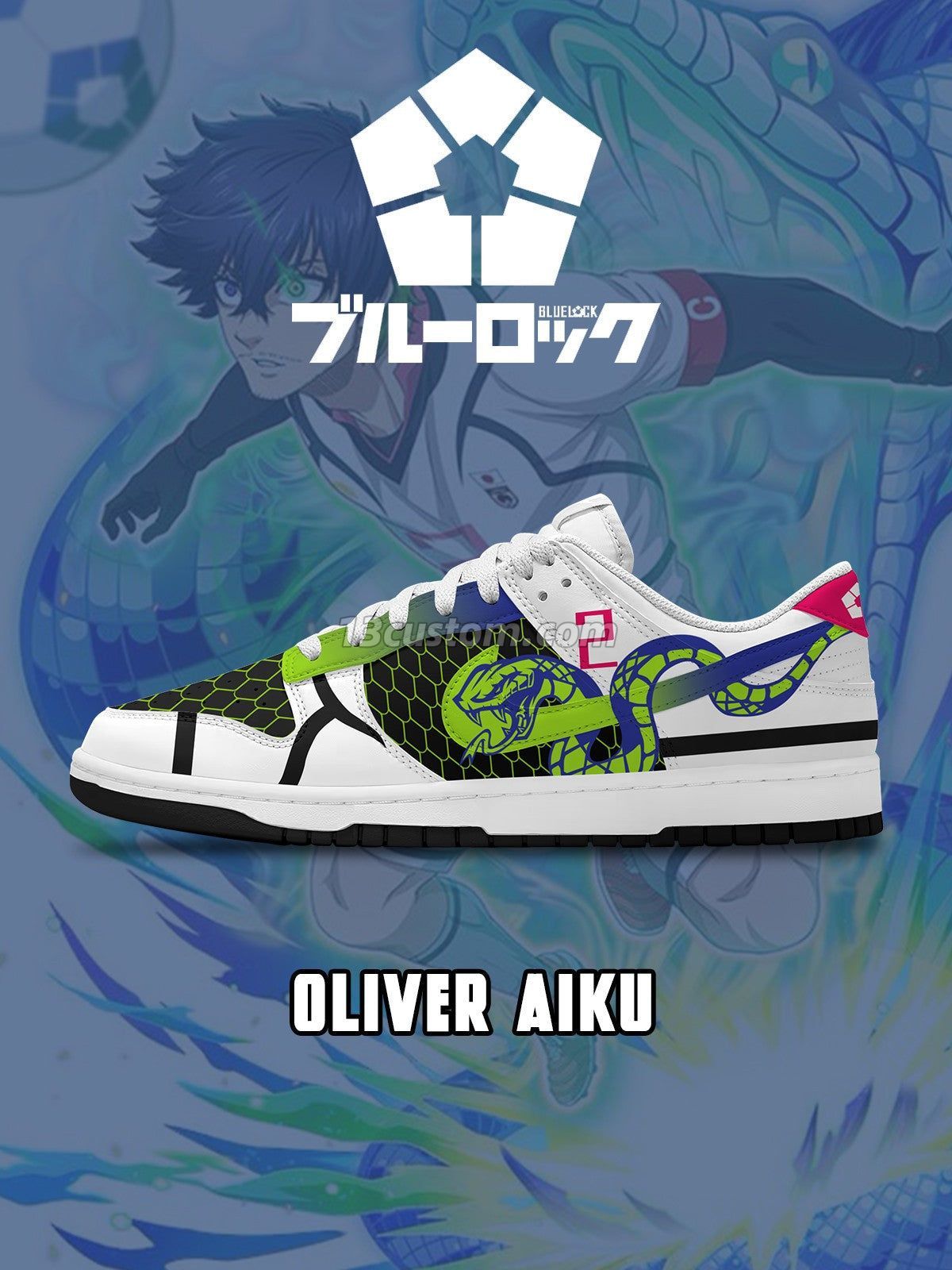 DK Oliver Aiku客製化 Court-低幫 運動鞋-V6款