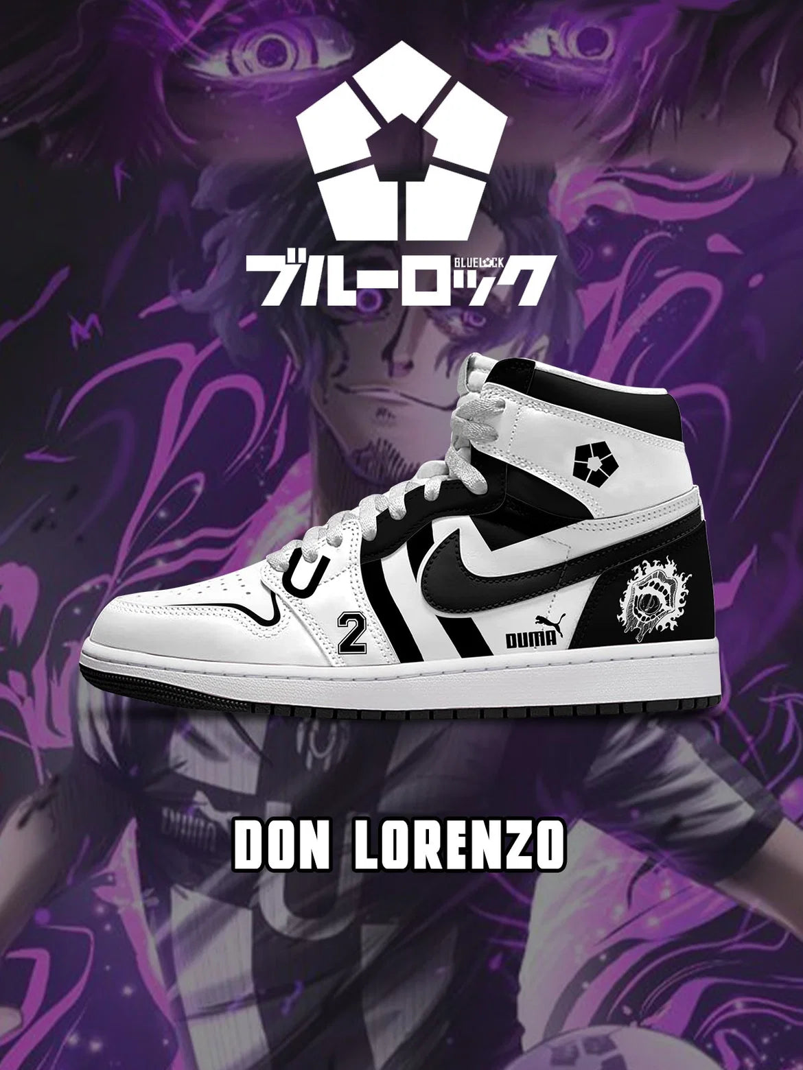 AJ1 H 藍色監獄-唐·洛倫佐 V2 客製化運動鞋 Main image