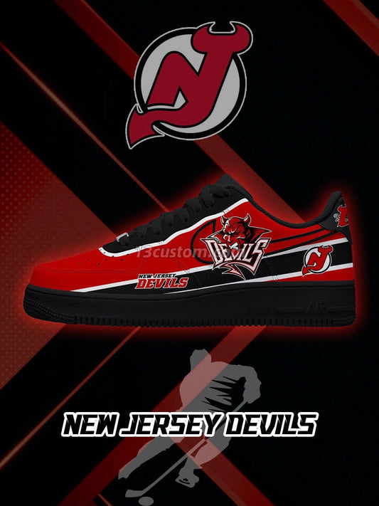 New Jersey Hockey V.2 Custom Sneakers