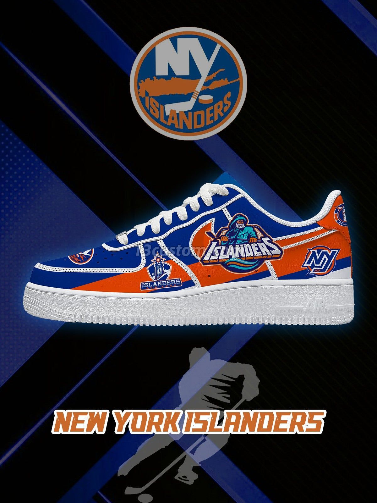 AF1 NYI 冰球客製化運動鞋-V2款