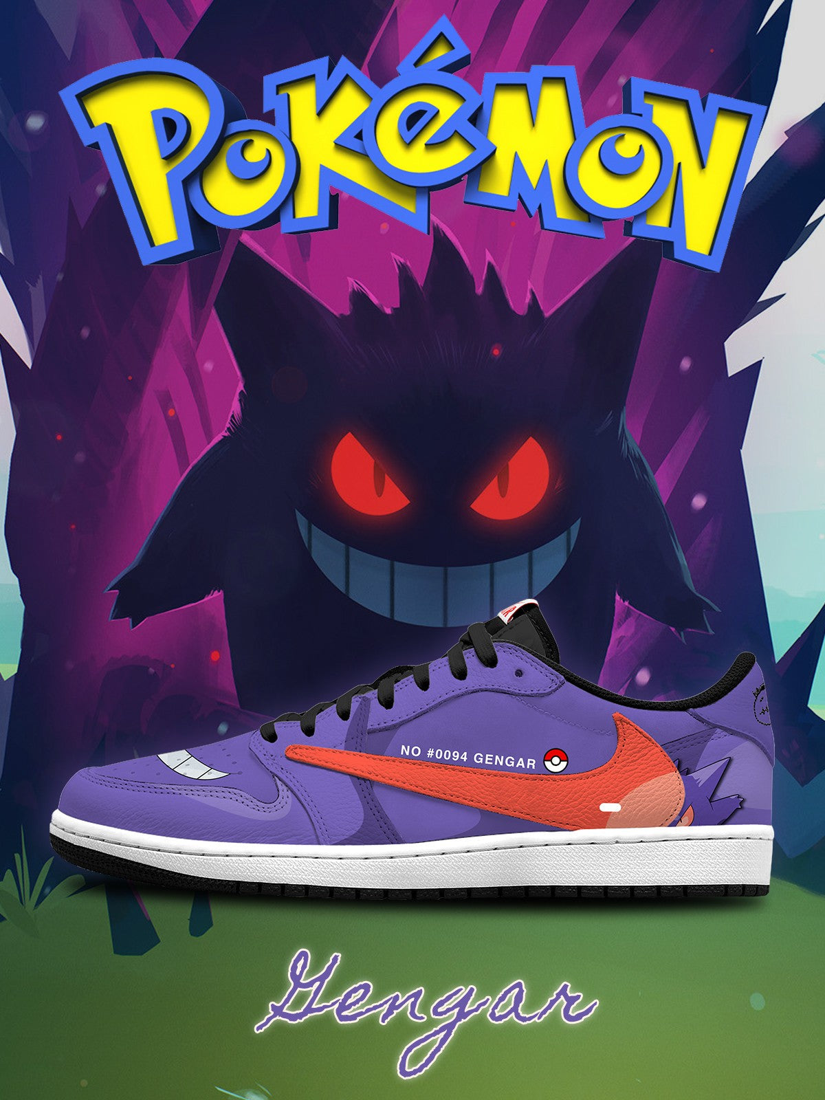 Gengar V.1 Custom TS Low Sneakers