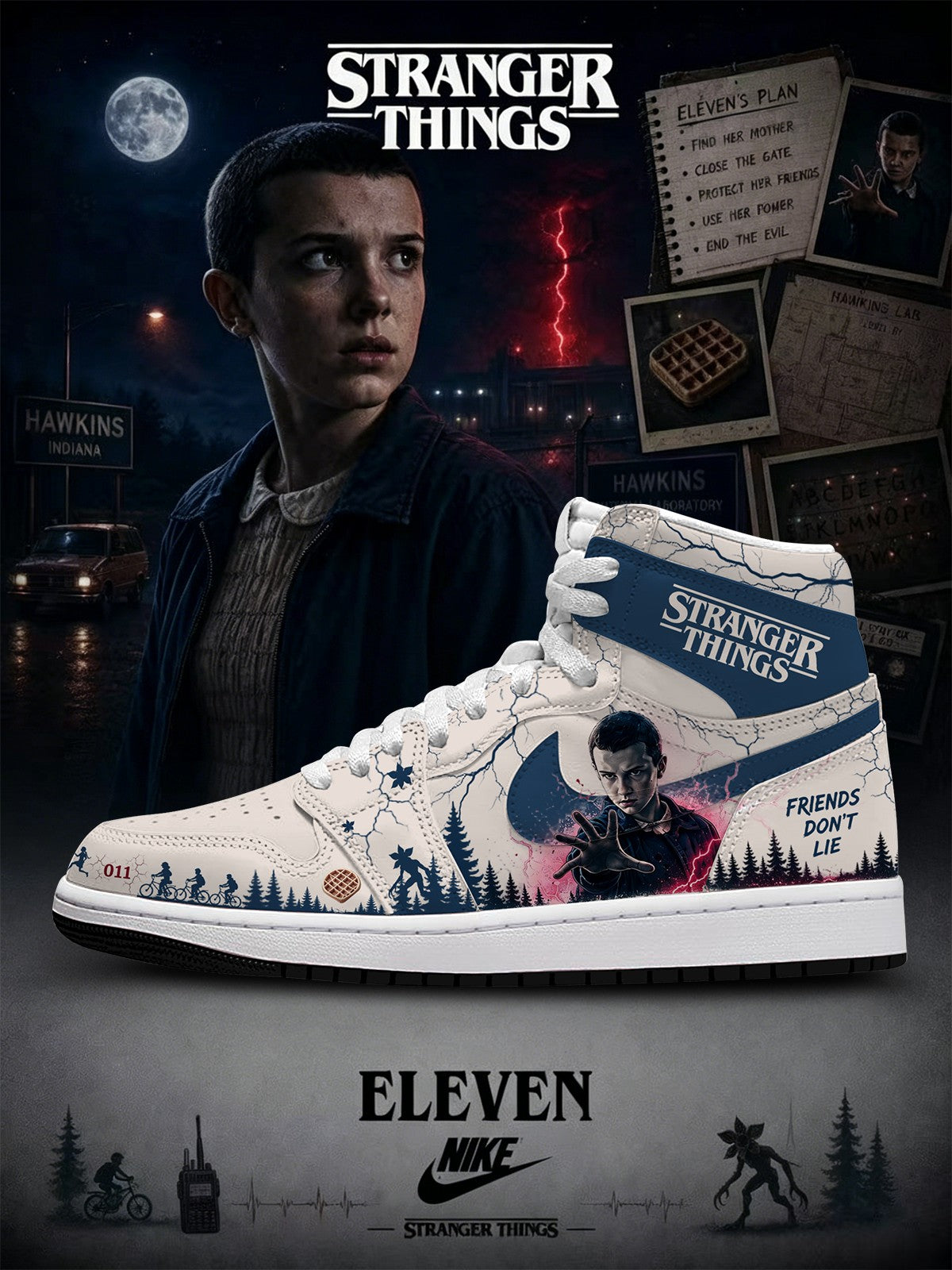 Eleven V.2 Custom High-Top Sneakers