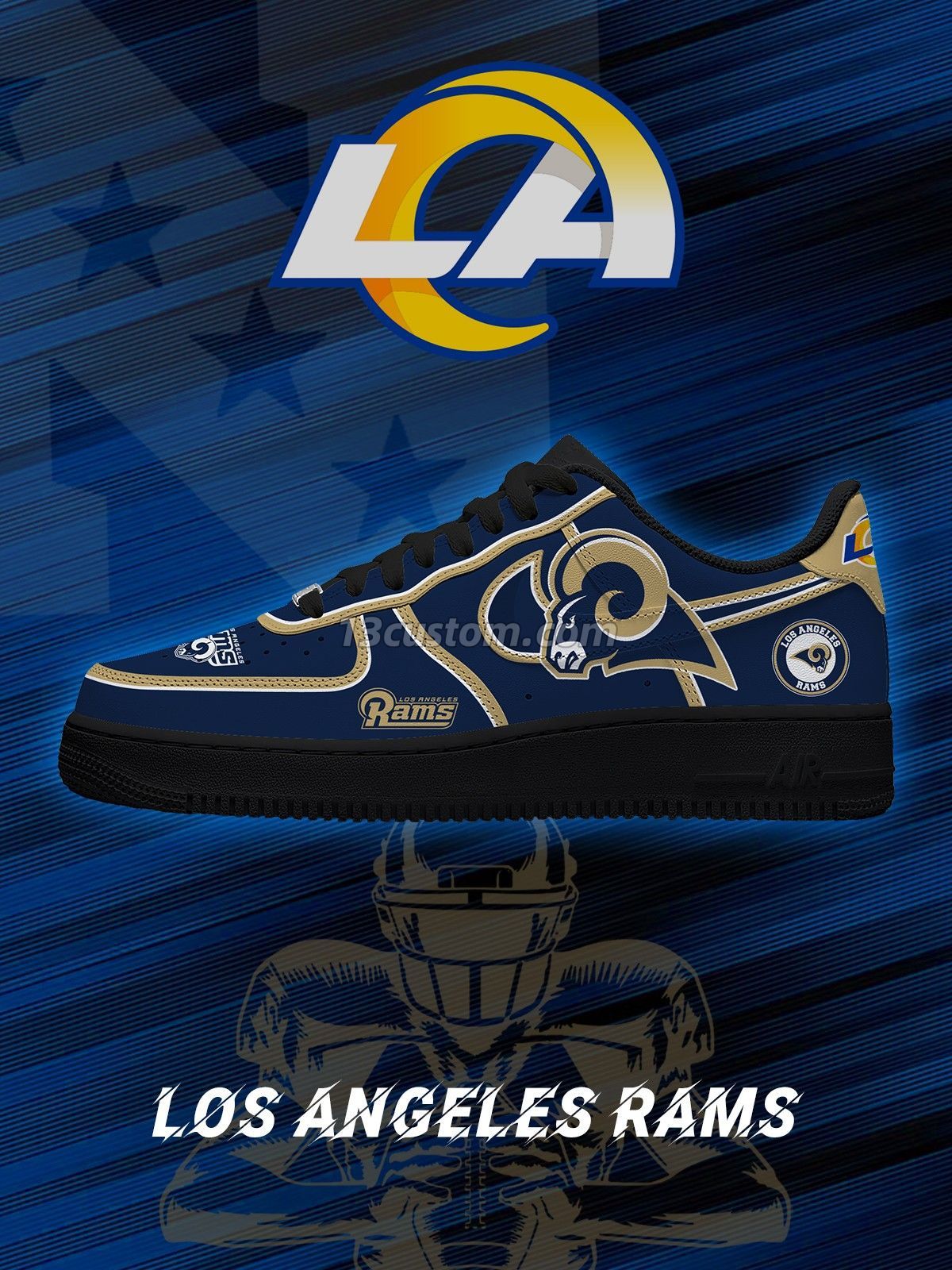 AF1 LAR 美式足球客製化運動鞋-V2款