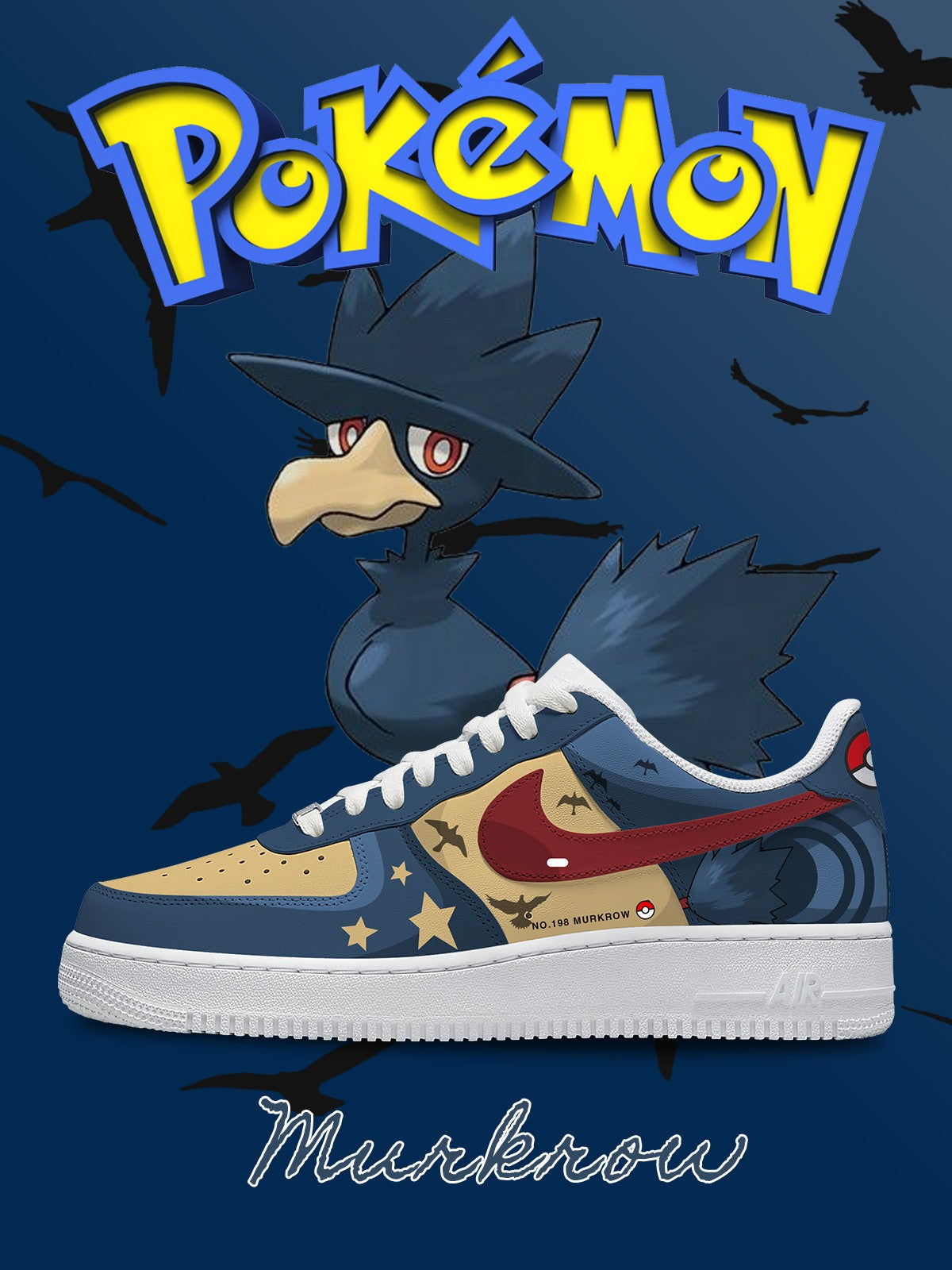 Murkrow V.2 Custom Air-Style Sneakers
