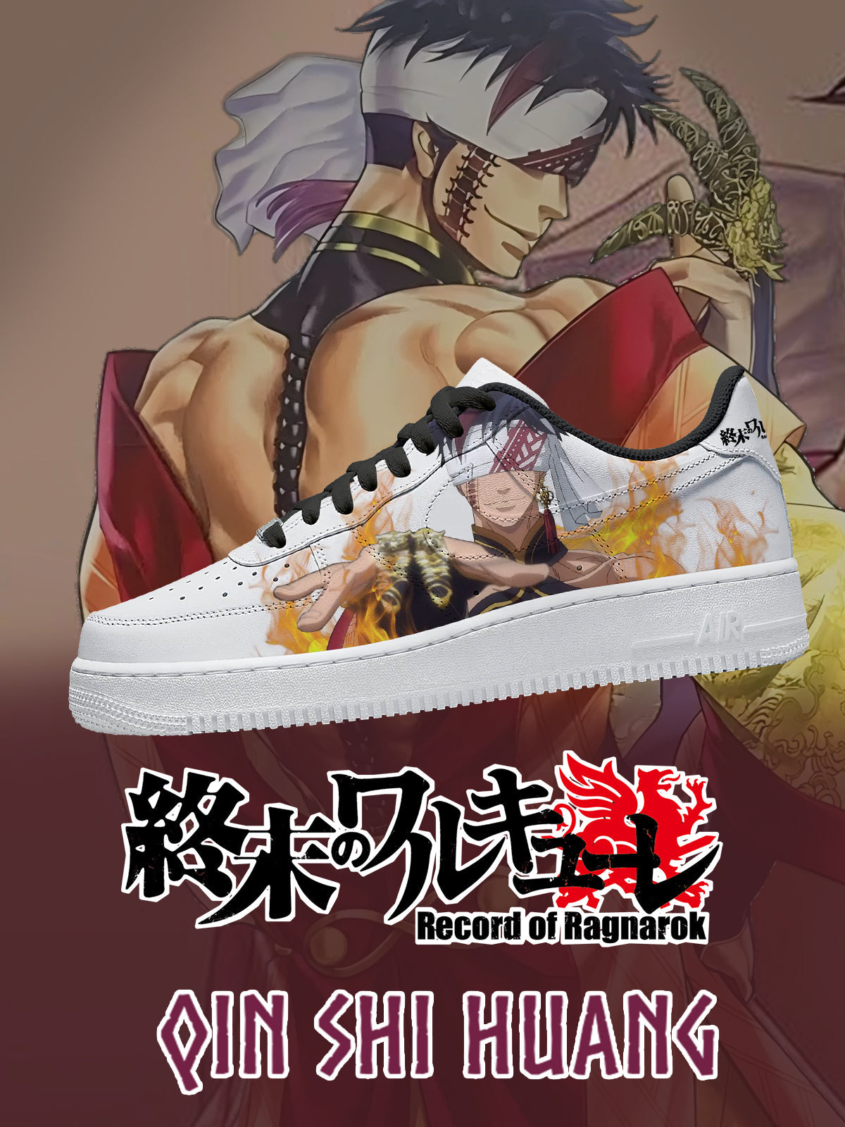 Qin Shi Huang V.2 Custom Sneakers - 13custom