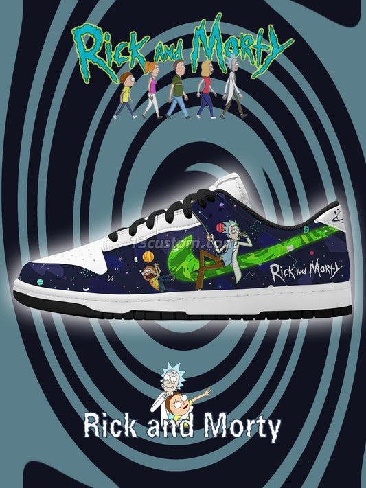 R and M V.3 Custom Court-Low Sneakers