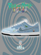 Rick Sanchez V.2 Custom Court-Low Sneakers - 13custom