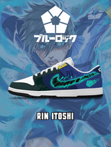 Rin Itoshi V.6 Custom Court-Low Sneakers - 13custom